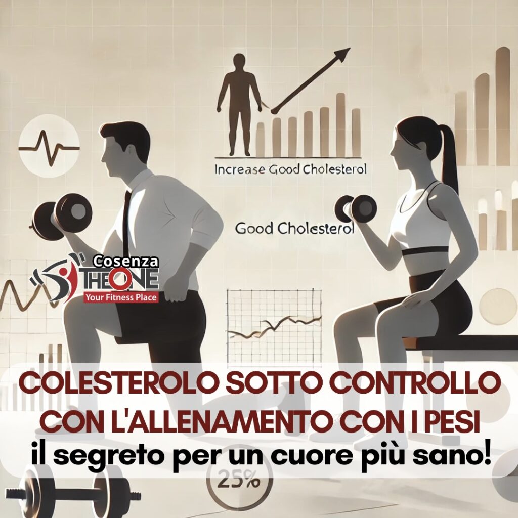 Allenamento con i pesi per il colesterolo